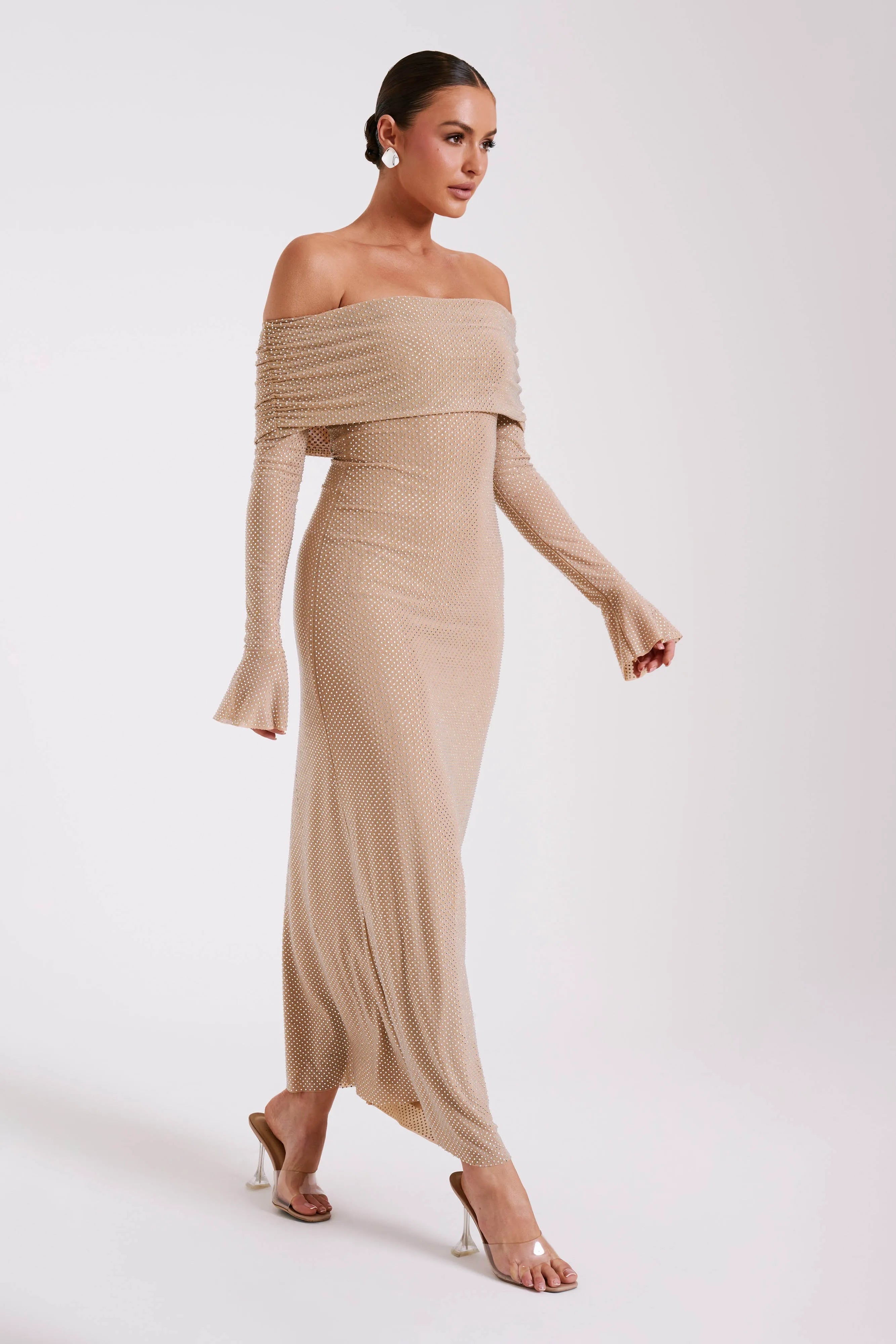 Jada Off-Shoulder-Kleid 