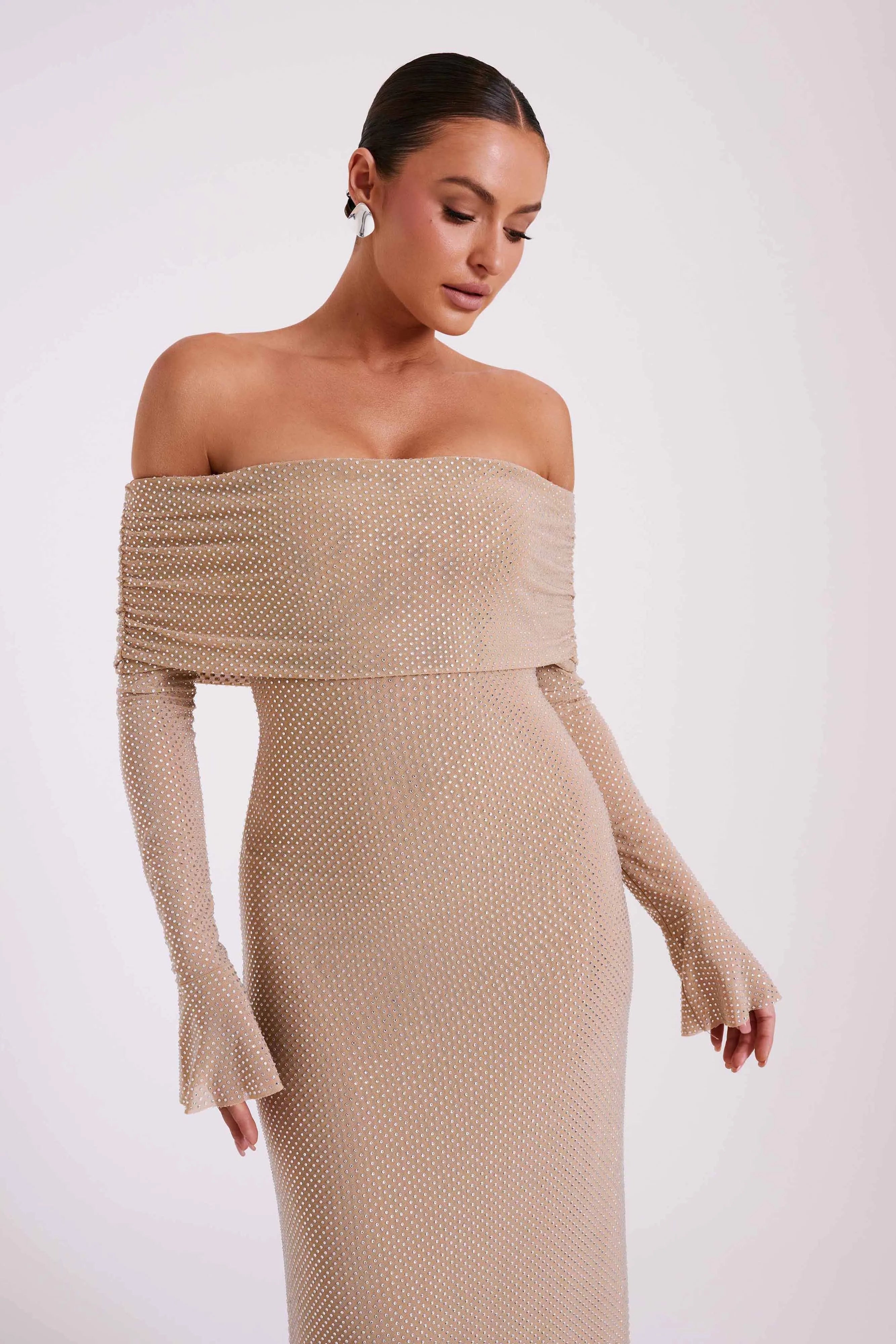 Jada Off-Shoulder-Kleid 