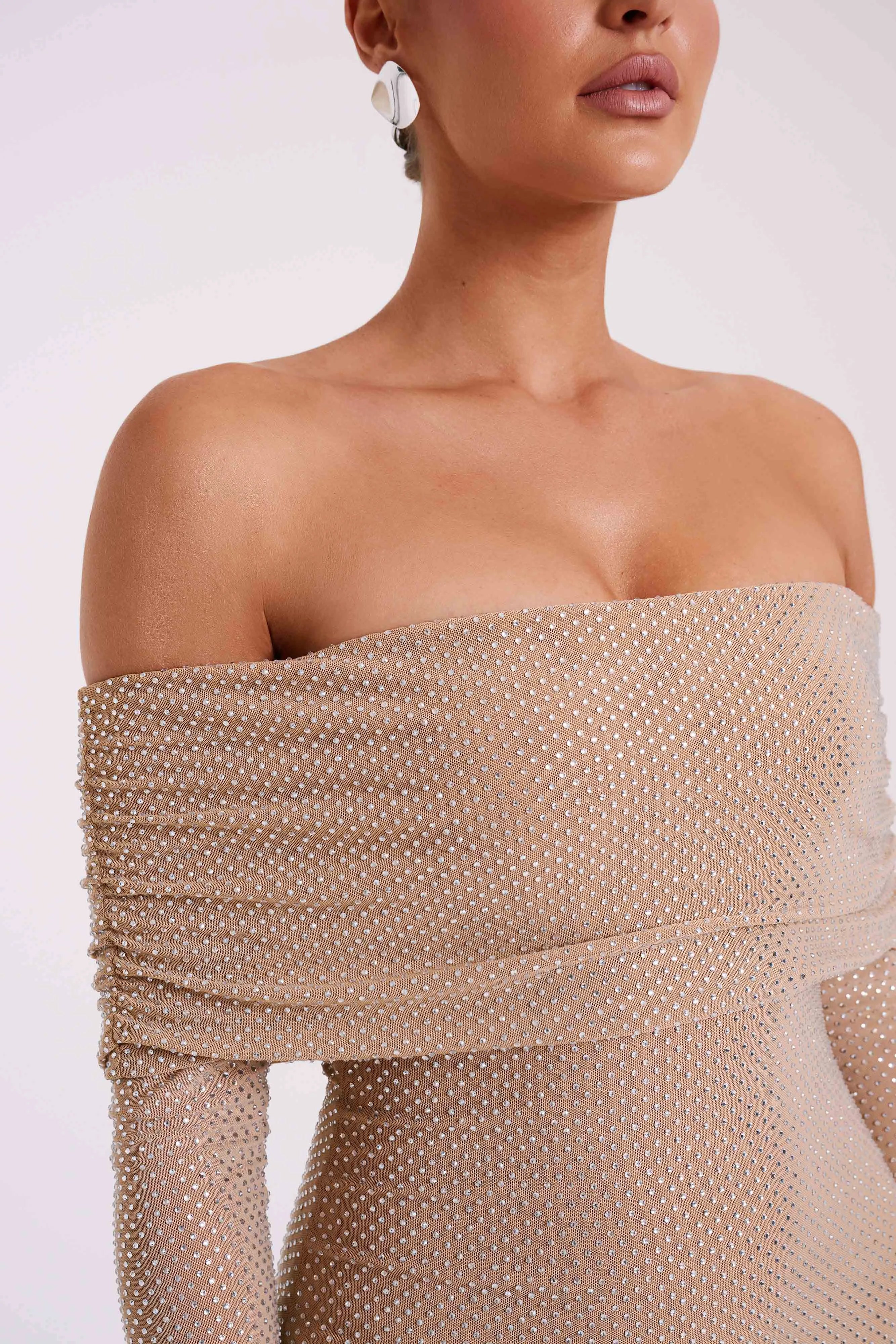 Jada Off-Shoulder-Kleid 