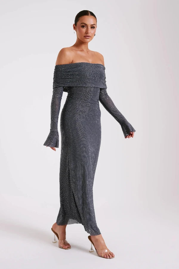 Jada Off-Shoulder-Kleid 