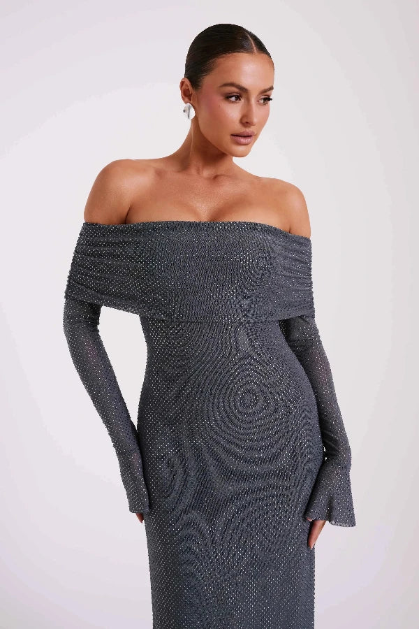 Jada Off-Shoulder-Kleid 