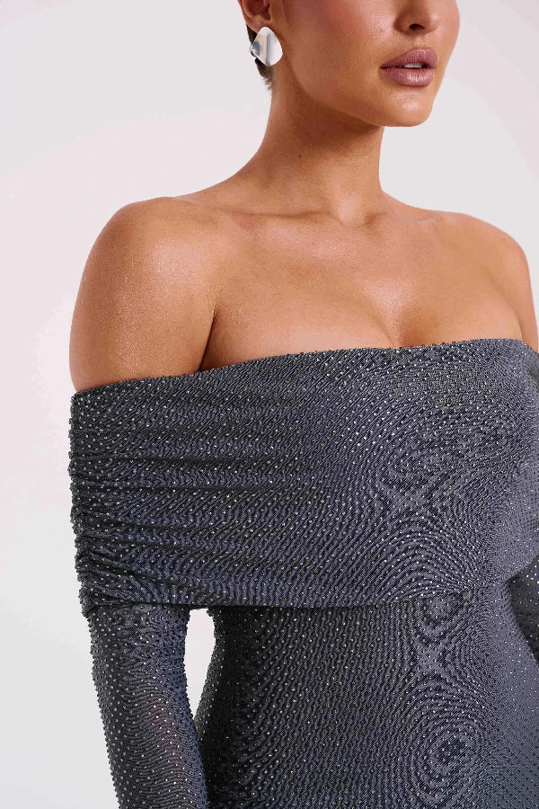 Jada Off-Shoulder-Kleid 
