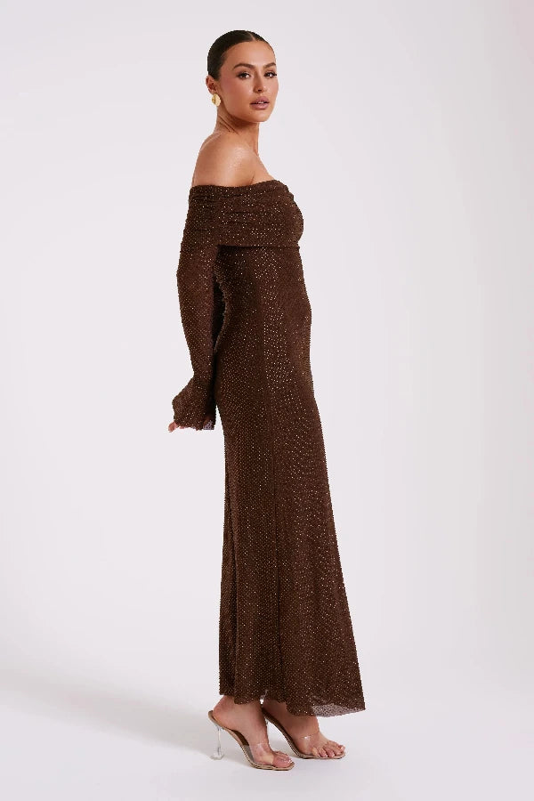 Jada Off-Shoulder-Kleid 