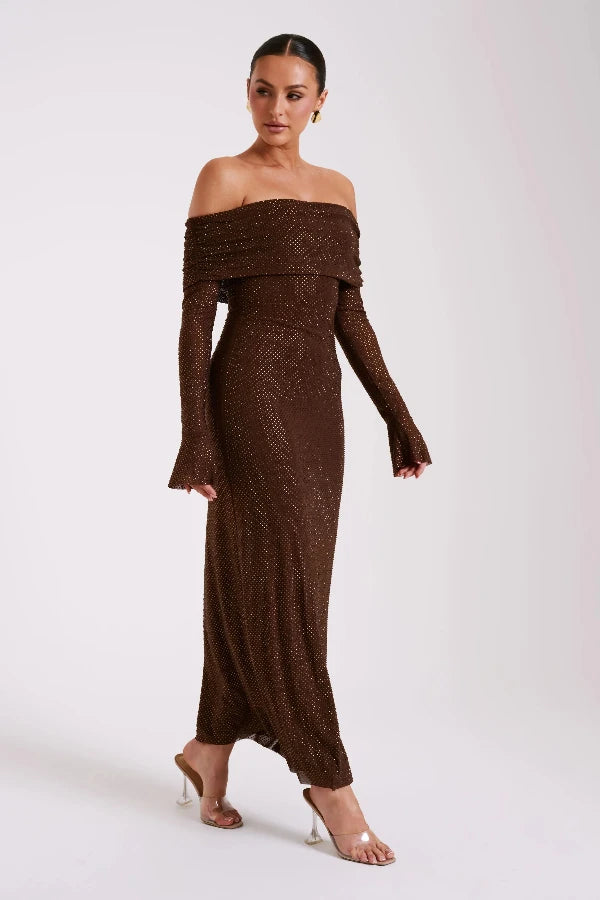 Jada Off-Shoulder-Kleid 