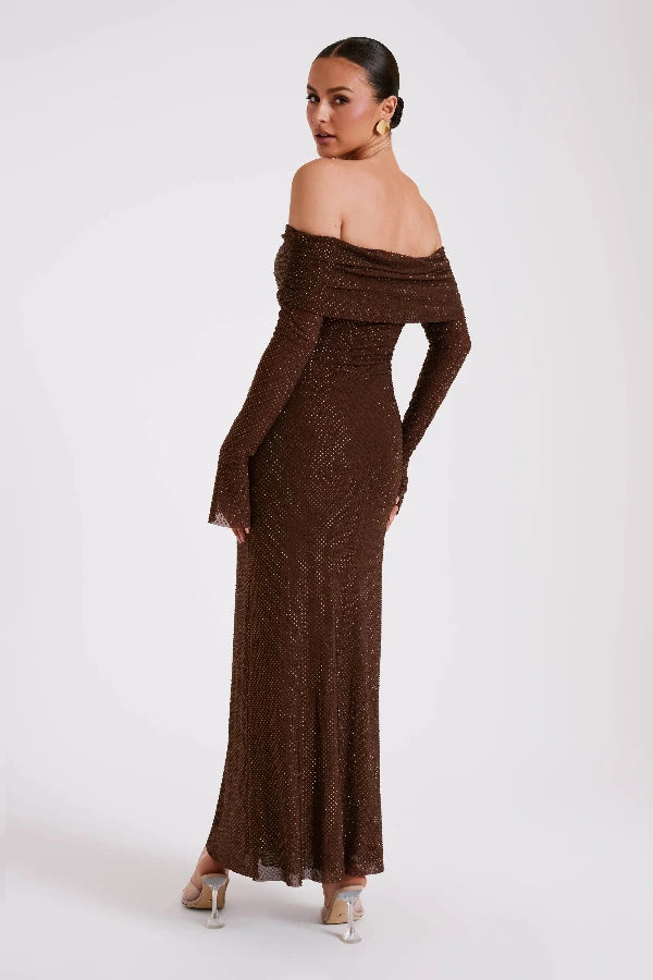 Jada Off-Shoulder-Kleid 