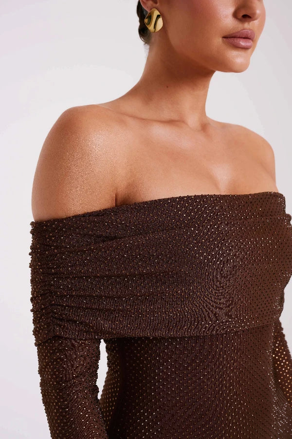 Jada Off-Shoulder-Kleid 