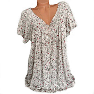 Neri T-shirt d'été à col en V
