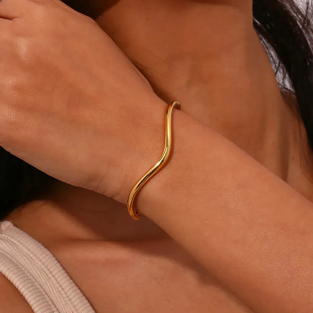 Blessie Gold Bangle