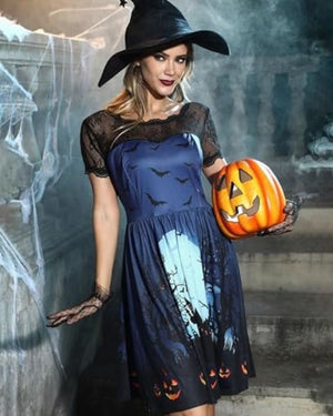Bea Robe à manches d'Halloween