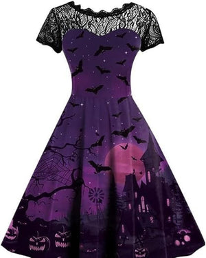 Bea Robe à manches d'Halloween