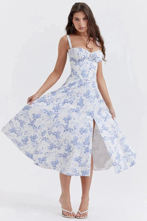 Blue Floral Linsay