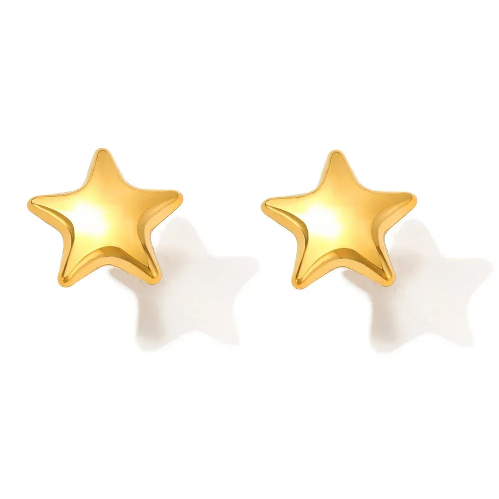 Celine Star Stud Earrings