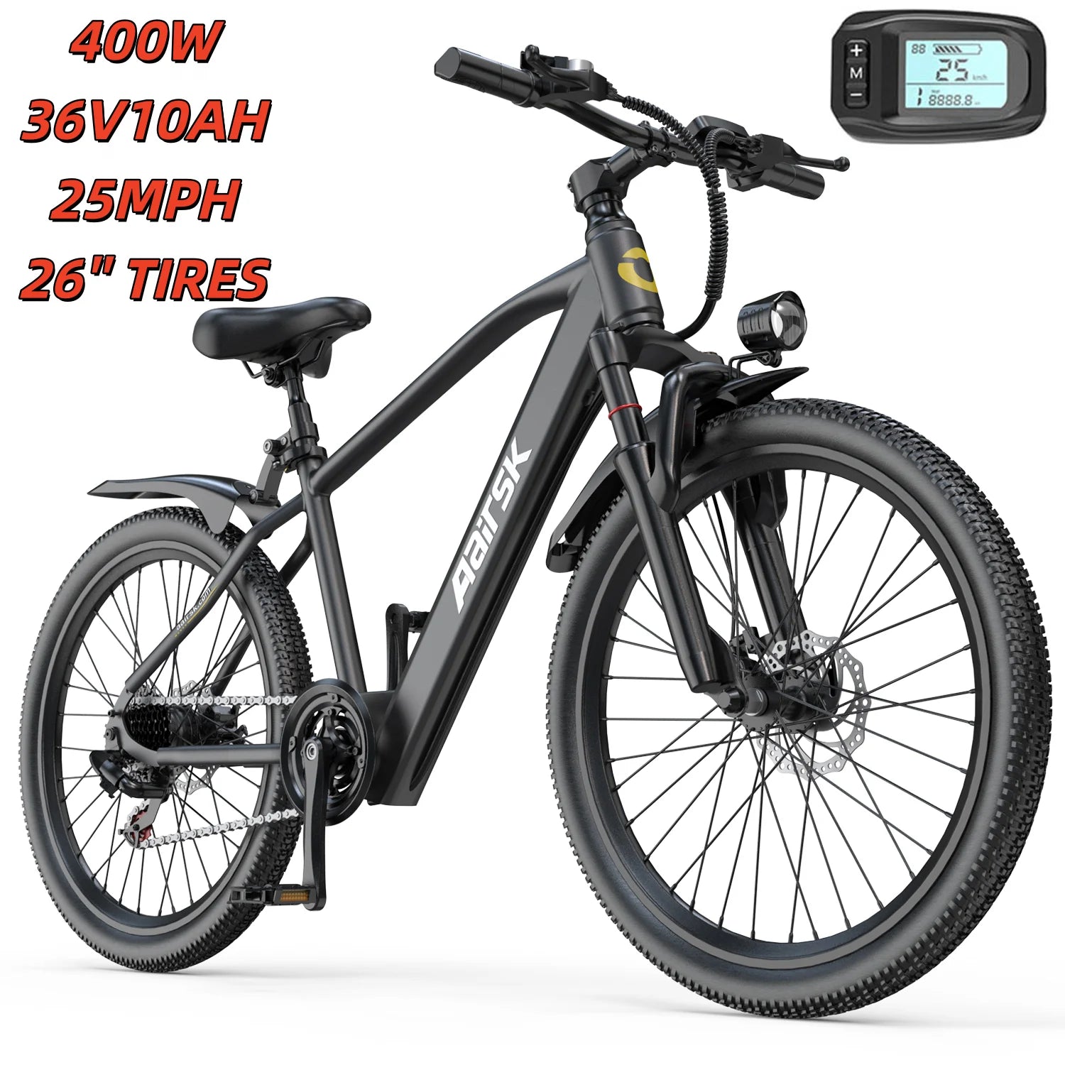 Electric Bike Fat Tire Ebike Mountain Bicycle 48V 15Ah Battery Off Road Adult Snow Electric Motorcycle High Speed All Terrain Trail Commuter