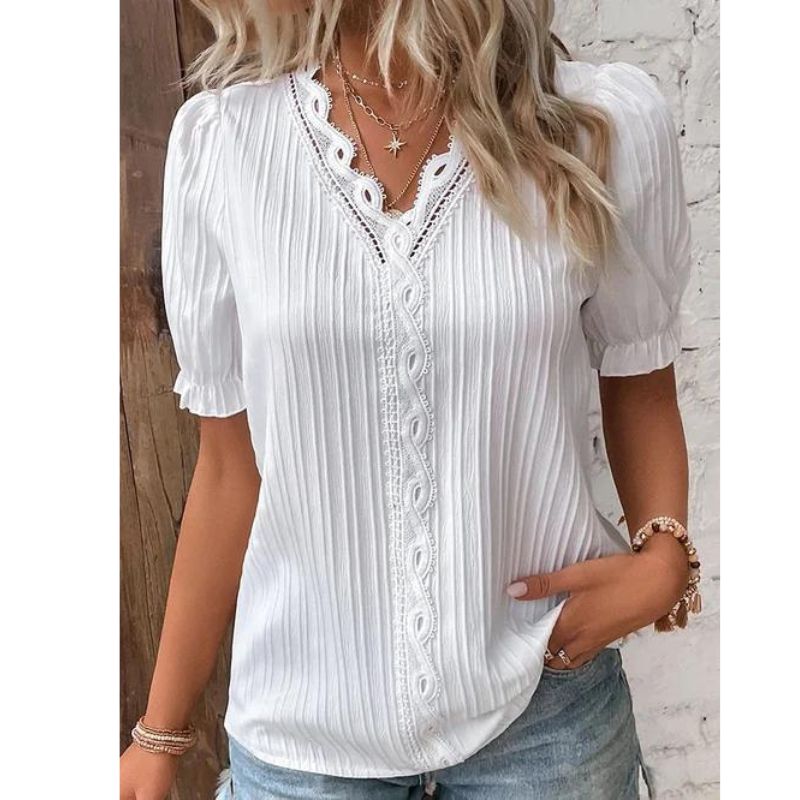 Alyssa - Chemise à dentelle