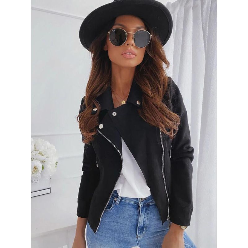 Veste en daim Sabrina