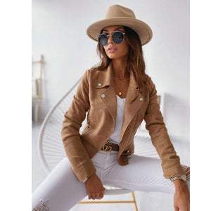 Veste en daim Sabrina