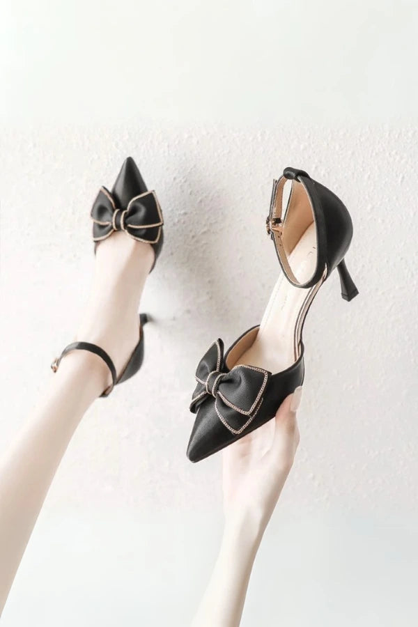 Eleganza Bow Heels