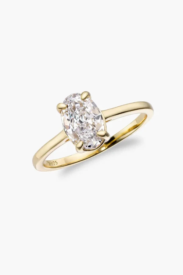 Renee Oval Solitaire Ring