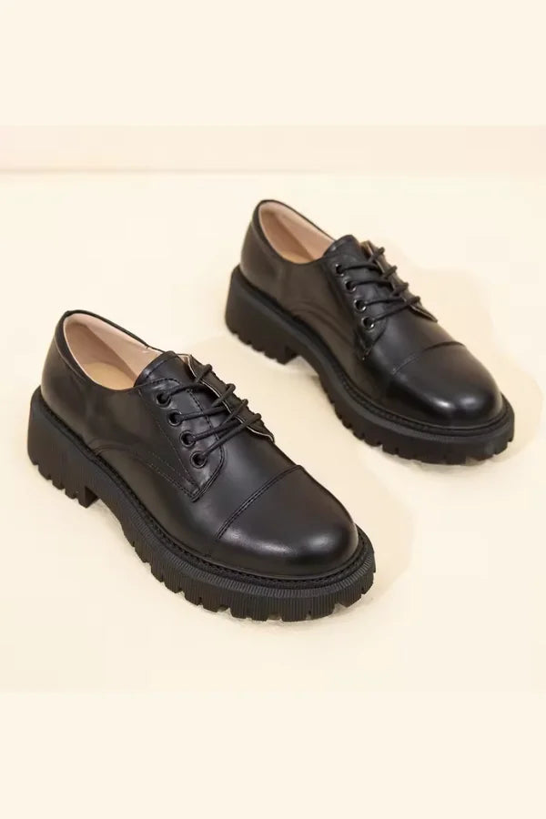 Classic Leather Oxford Loafers