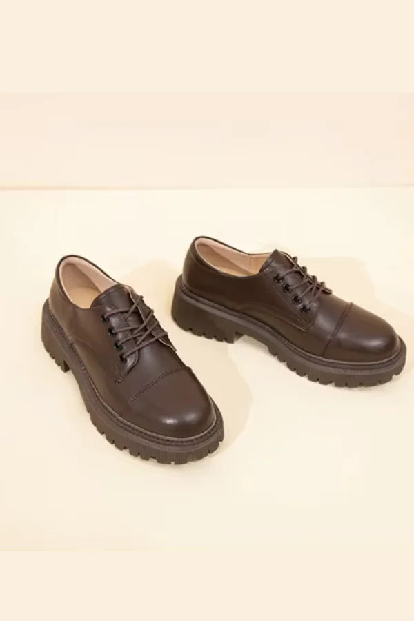 Classic Leather Oxford Loafers