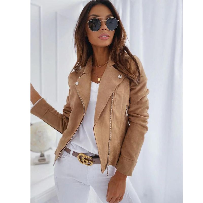 Veste en daim Sabrina