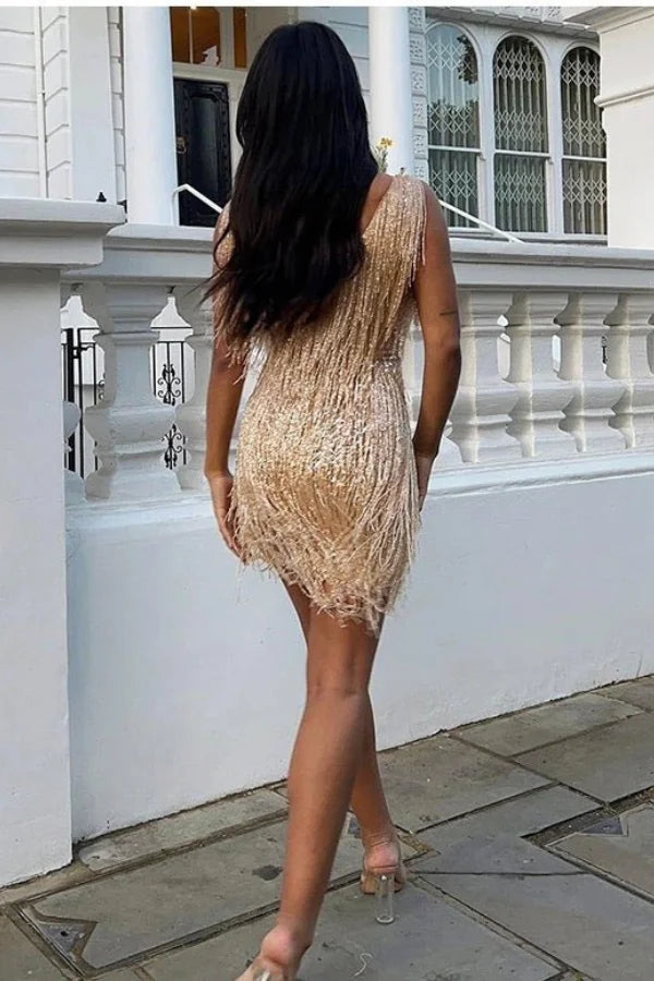 Elena Sequin Dress