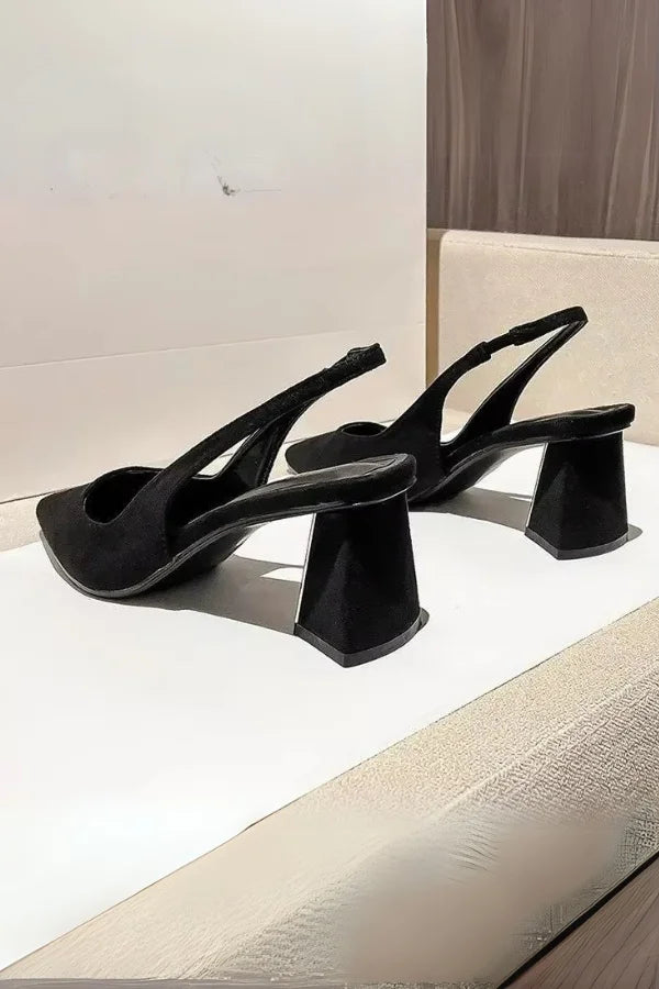 SummerEase Pointed Slingback Sandals