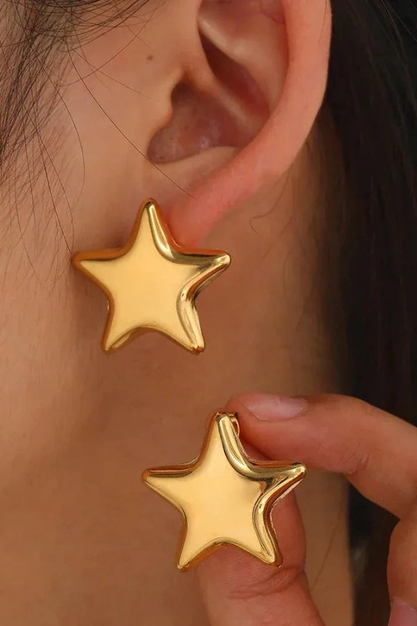 Celine Star Stud Earrings