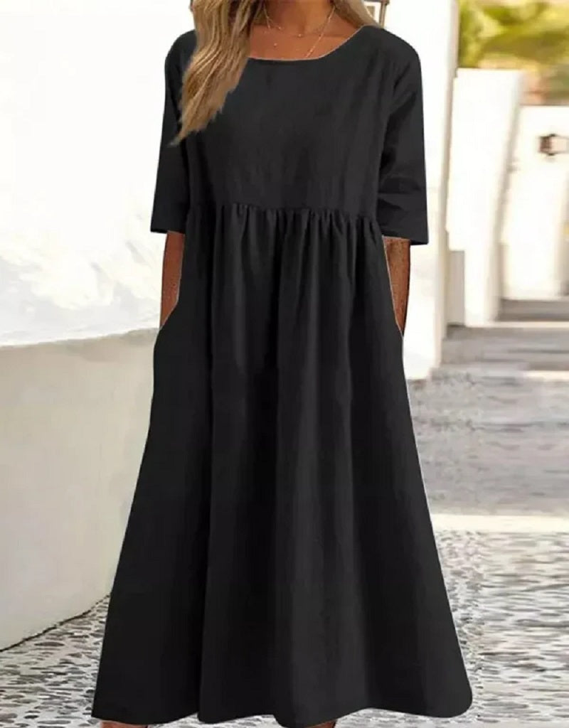 Yhesa Robe à poches rondes