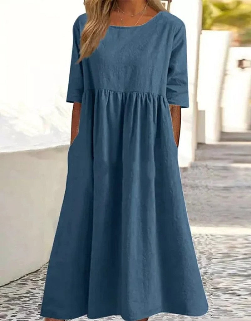 Yhesa Robe à poches rondes