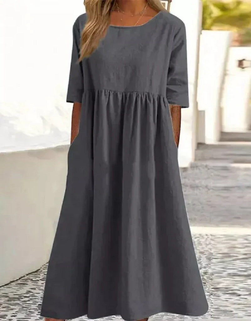 Yhesa Robe à poches rondes