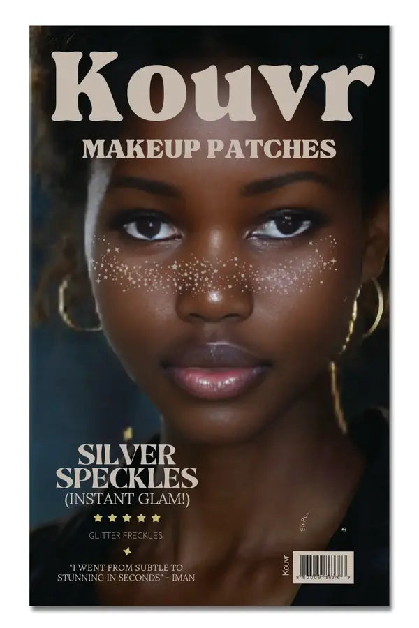 Silver Glitter Freckles Makeup Patches