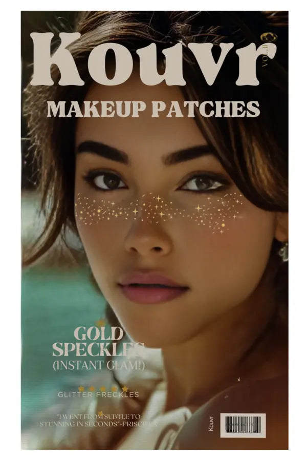 Gold + Silver + Rose Speckles Makeup Patches