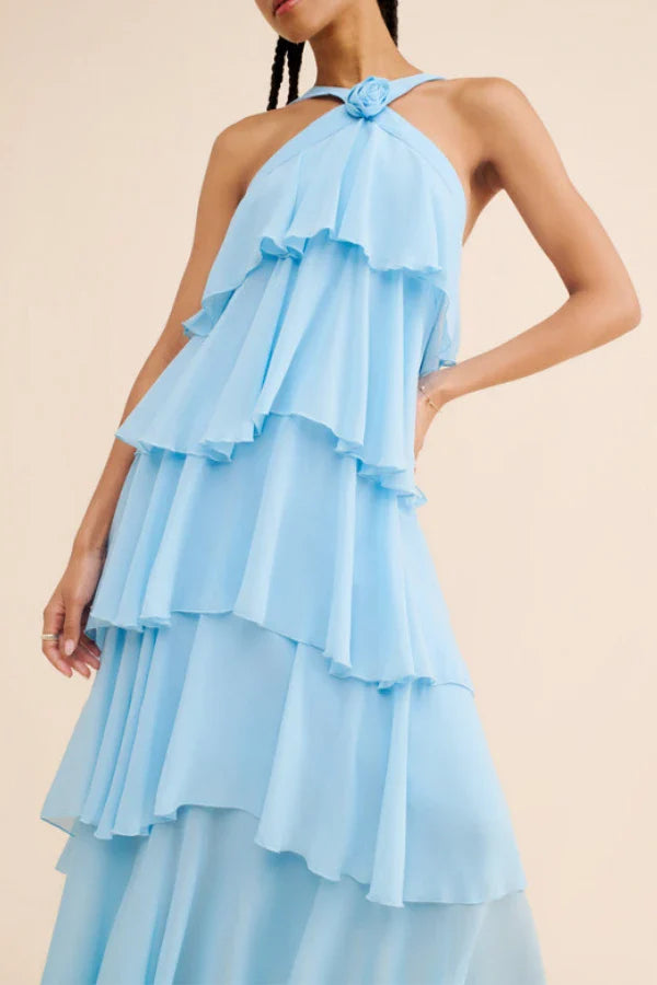 occasionwear," "flowy silhouette," "ethereal gown," "resort formal," and "special event dress