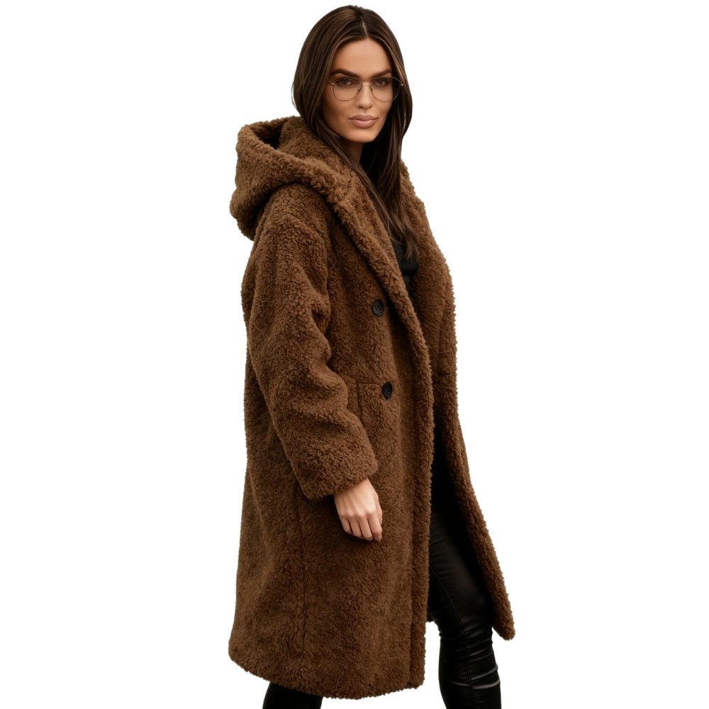cozy outerwear, chic winter style, plush fabric coat, comfortable warm jacket, luxury street style, longline silhouette, investment piece