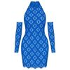 cold shoulder evening gown,sheer embellished dress