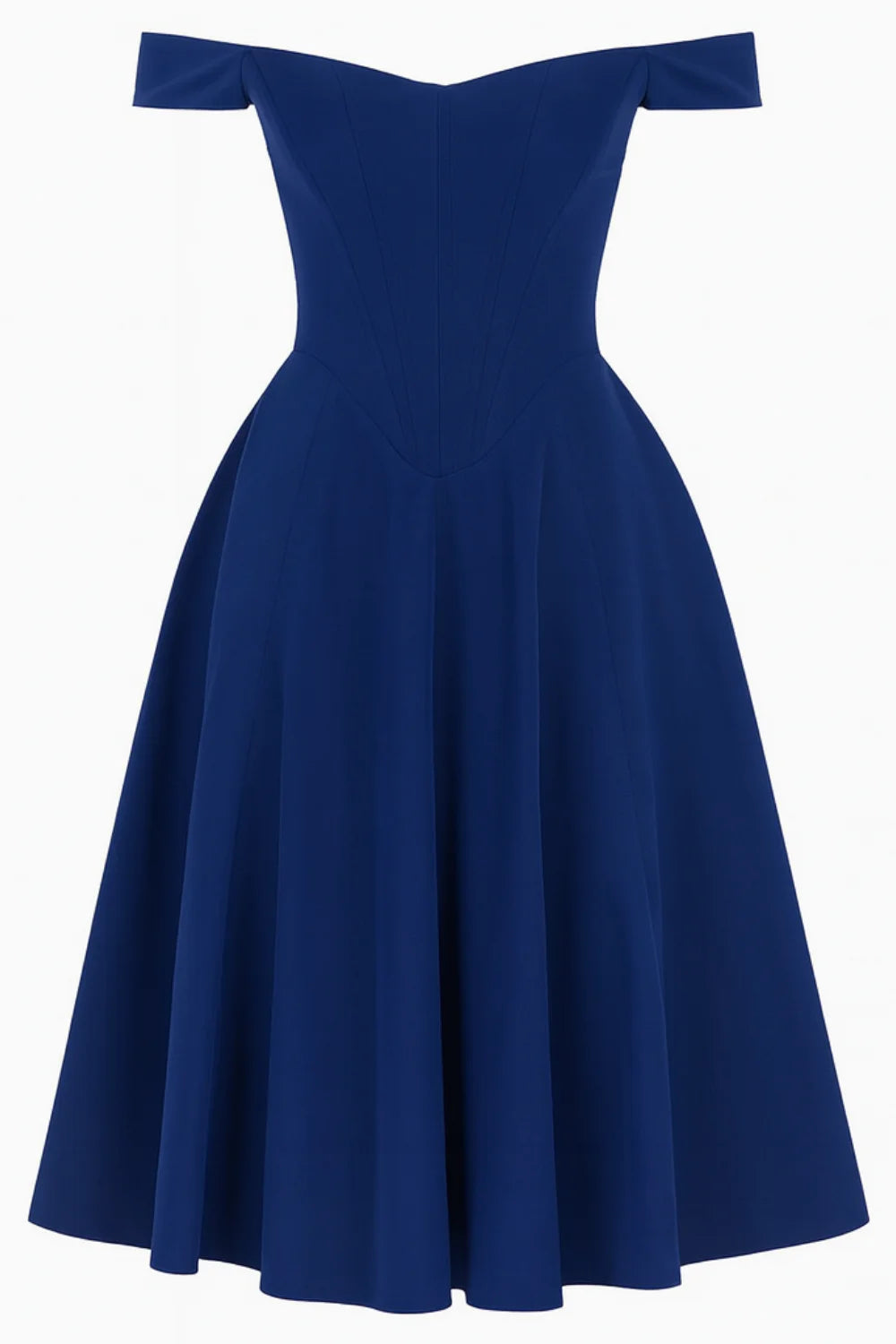 sculpted silhouette,' 'structured bodice,' 'cinched waist,' 'sweetheart neckline,' 'lace-up back,' and 'timeless elegance