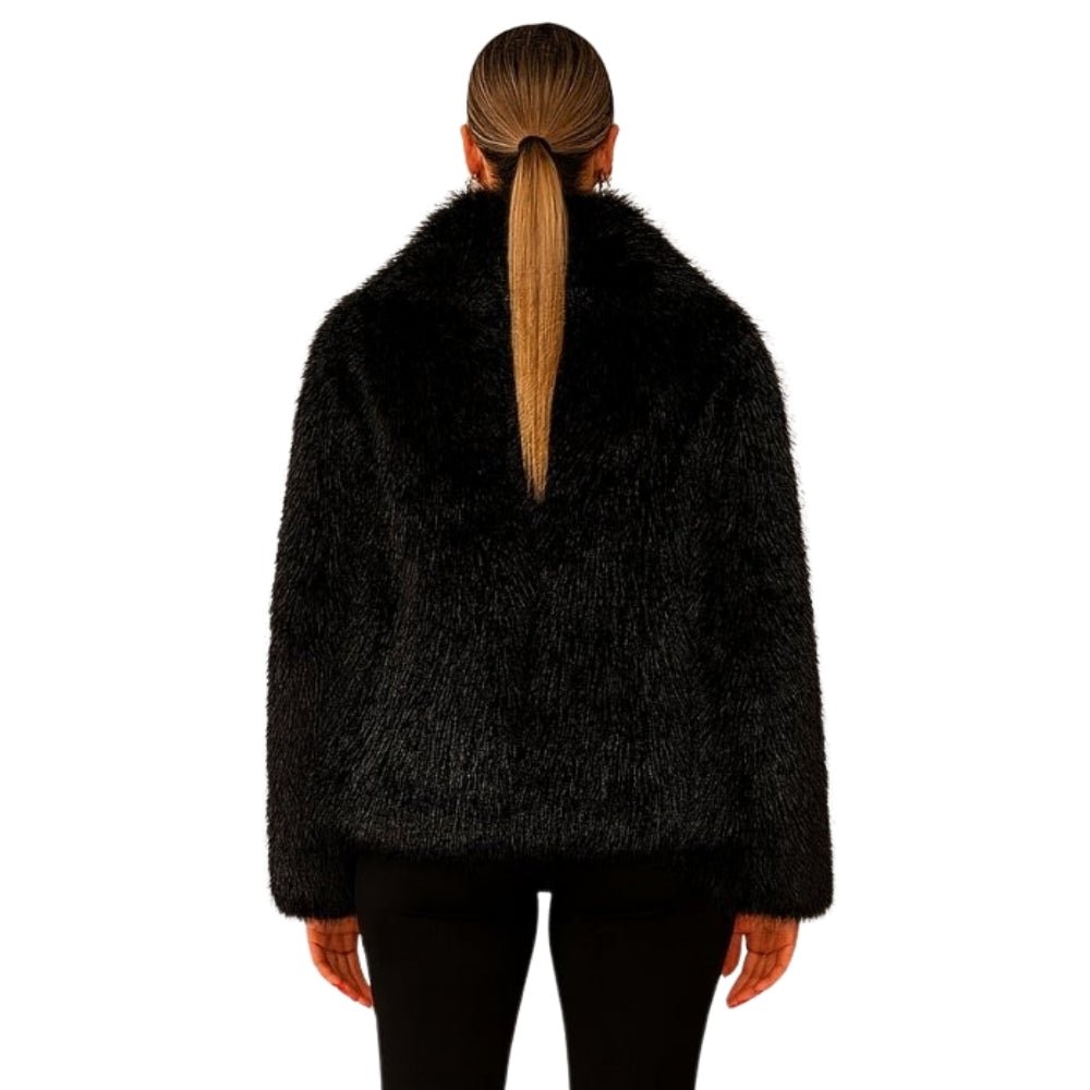 cruelty-free fashion, ethical outerwear, sustainable luxury, winter wardrobe essential, capsule collection piece, evening jacket, chic layering