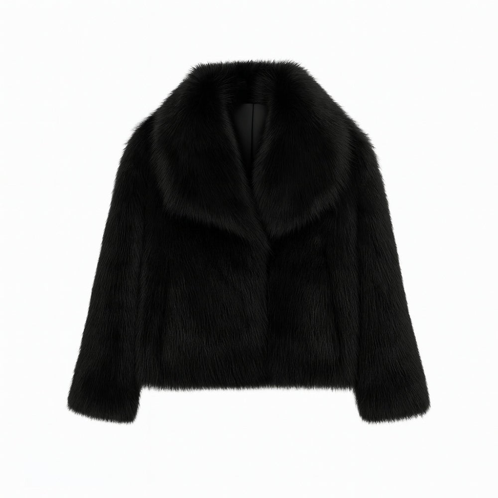 cruelty-free fashion, ethical outerwear, sustainable luxury, winter wardrobe essential, capsule collection piece, evening jacket, chic layering