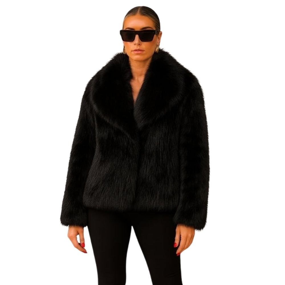 cruelty-free fashion, ethical outerwear, sustainable luxury, winter wardrobe essential, capsule collection piece, evening jacket, chic layering