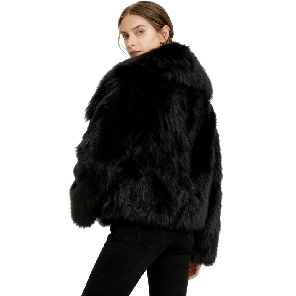 cruelty-free fashion, ethical outerwear, sustainable luxury, winter wardrobe essential, capsule collection piece, evening jacket, chic layering