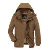 Kouvr Fashion Men's Sherpa Lined Jaylan Winter Parka in Rugged Brown