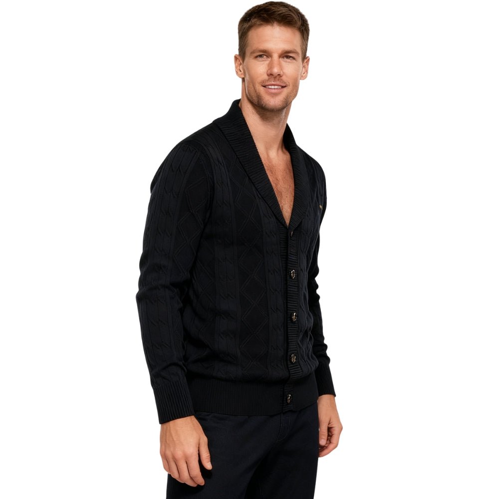 Knitwear, outerwear, layering piece, men's classic sweater, luxury knit.
