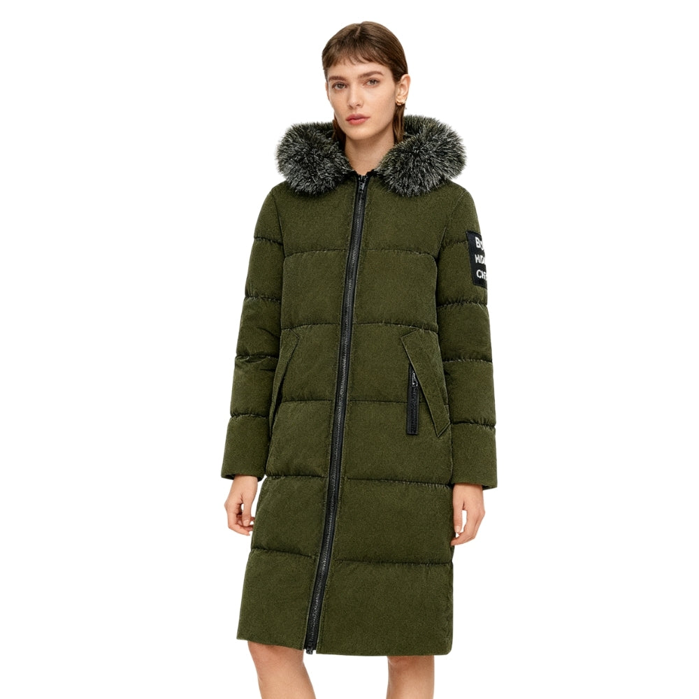 cold-weather essential," "insulated outerwear," "urban utility jacket," "fashionable winter gear," and "statement coat