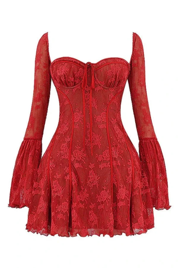 Naturally weave in terms like "sweetheart neckline," "bustier dress," "A-line skirt," "fit and flare," and "romantic cocktail attire.