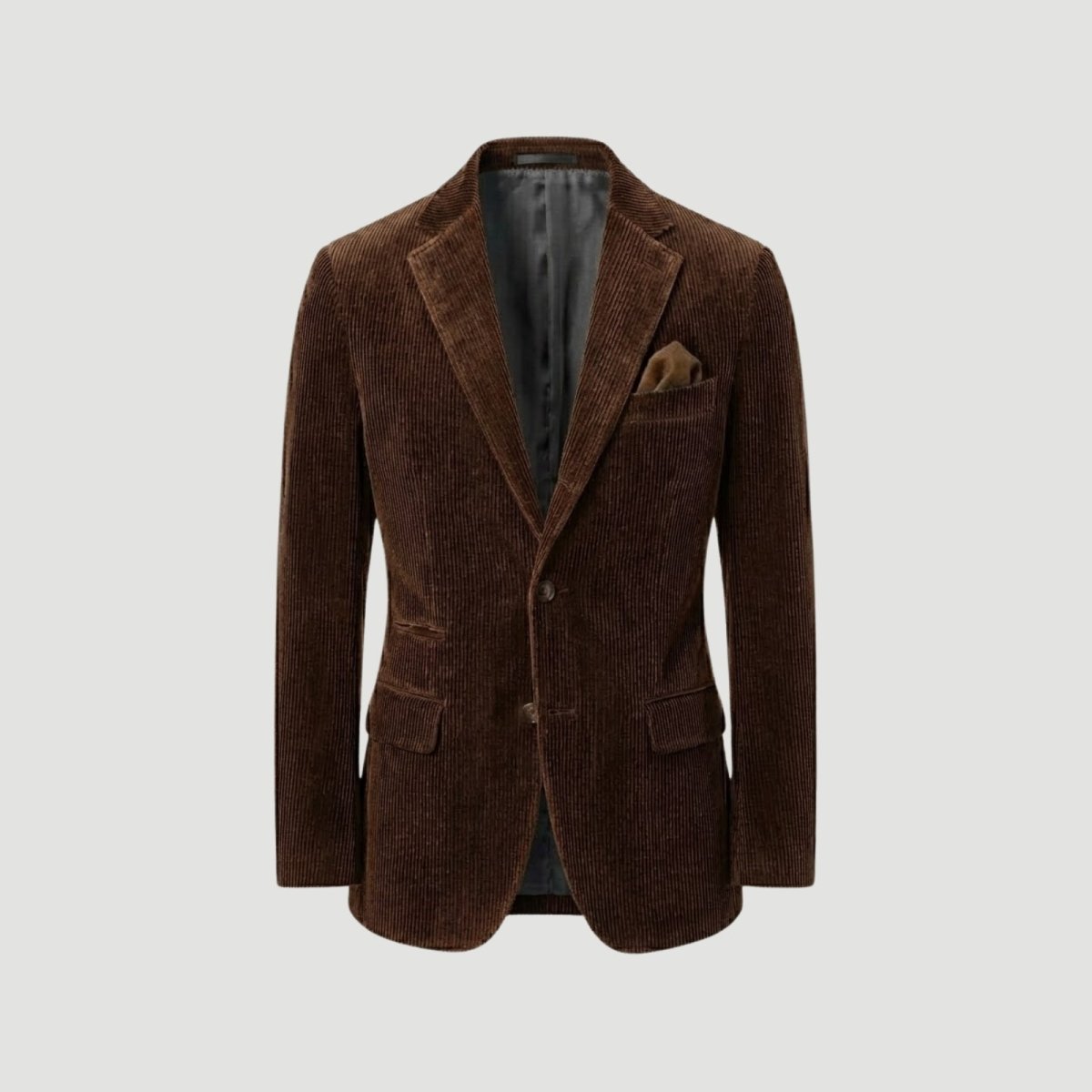 【BROWN】Corduroy blazer Men's Italian Cotton Corduroy Blazer | Slim Fit Jacket for Work