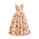 rockabilly," "A-line silhouette," "full circle skirt," "bustier top," "romantic attire.
