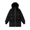 insulated down-alternative coat," "quilted outerwear," "cold weather jacket," and "urban winter fashion
