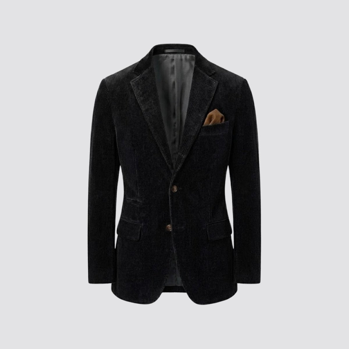 Men's Italian Cotton Corduroy Blazer | Slim Fit Jacket for Work