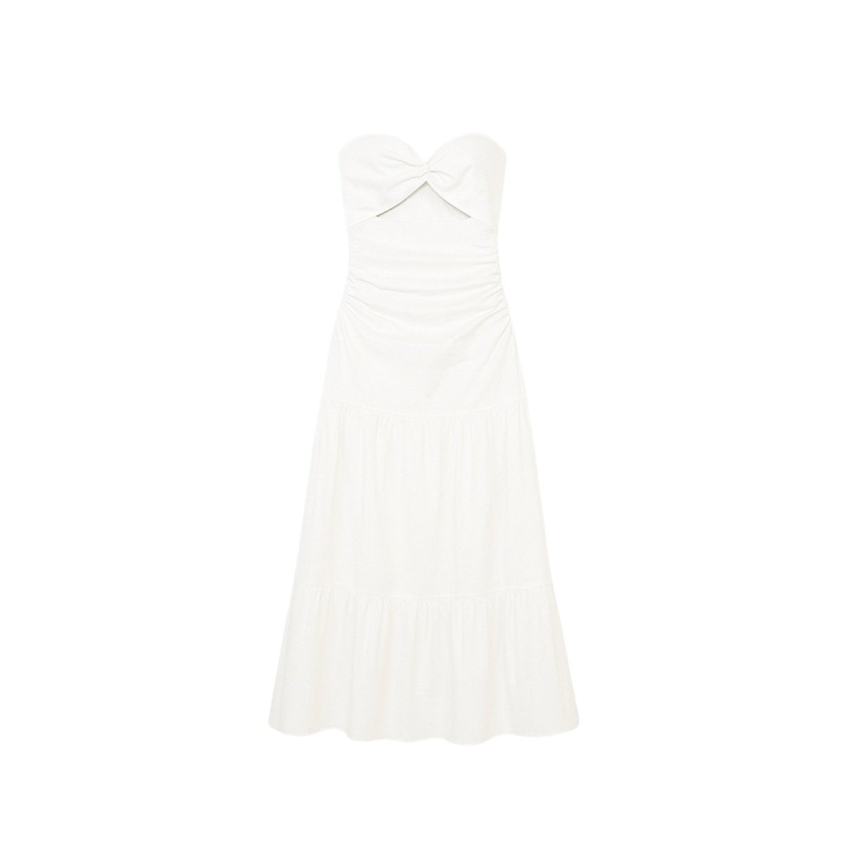 White Kouvr sleeveless dress on a white background
